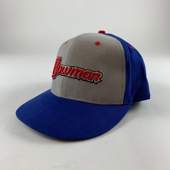 Bowman Other - Bowman Baseball Mens Blue Gray Snapback Hat